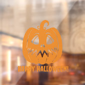 ハッピーハローウィンオレンジカボチャ ウィンドウサイン (シート2)