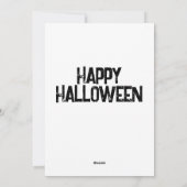 ハッピーハローウィンオレンジキャットマジック シーズンカード (裏面)