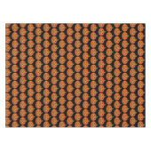 ハッピーハローウィンオレンジパンプキンジャックオランタン テーブルクロス (正面(横))