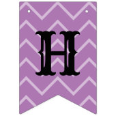 ハッピーハローウィンオレンジパープルグリーンパターン(の模様が)ある バンティングフラッグ (第1の旗)