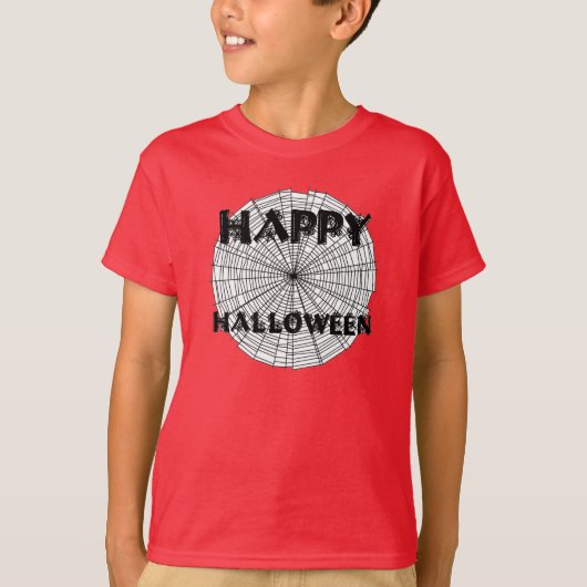 ハッピーハローウィンオンSpider Web Kids Tee Tシャツ (正面)