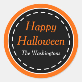 ハッピーハローウィンカスタムシール ラウンドシール