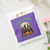 ハッピーハローウィンカスタムハウス幽霊のよく出るパープル フェイバーバッグ (封をした状態)