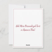 ハッピーハローウィンカスタムハロウィーンのカボチャのちょうちんパンプキン シーズンカード (裏面)