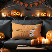 ハッピーハローウィンカスタムファミリ名幽霊 アクセントクッション