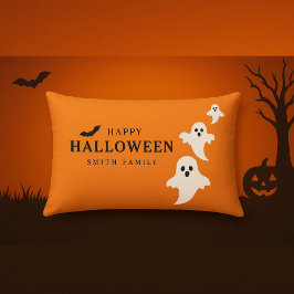 ハッピーハローウィンカスタムファミリ名幽霊 アクセントクッション