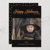 ハッピーハローウィンカスタムフォトカード シーズンカード (正面/裏面)