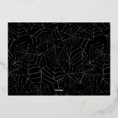 ハッピーハローウィンカスタムフォトハロウィーン 箔シーズンカード (裏面)