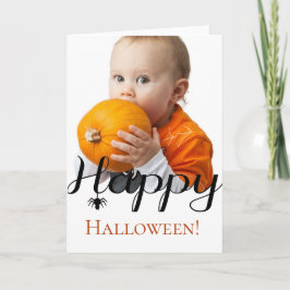 ハッピーハローウィンカスタム写真 カード