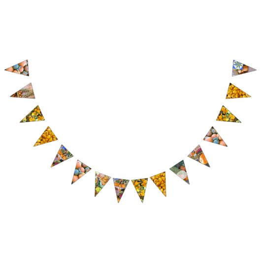 ハッピーハローウィンカボチャとグルズ国旗のバナー バンティングフラッグ (全)