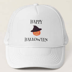 ハッピーハローウィンカボチャのトラック帽 – オレンジジャック キャップ