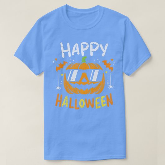 ハッピーハローウィンカボチャのトリックまたは幼児のための治療 Tシャツ (デザイン正面)