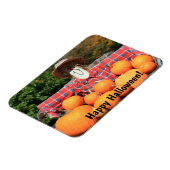 ハッピーハローウィンカボチャのパッチ マグネット (左側)