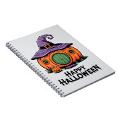 ハッピーハローウィンカボチャコテージ&ウィッチハットルーフ ノートブック (右側)