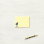 ハッピーハローウィンカボチャコテージ&ウィッチハットルーフ ポストイット (デスク上)