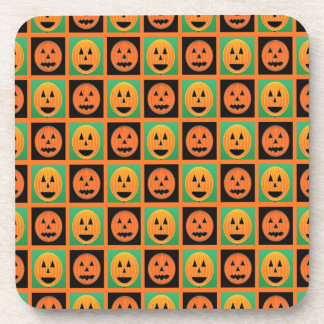 ハッピーハローウィンカボチャ顔 コースター