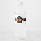 ハッピーハローウィンカボチャ1歳 ペットボトルラベル (正面)