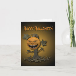 ハッピーハローウィンカボチャ カード
