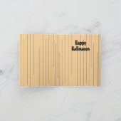 ハッピーハローウィンカボチャ、ハッピーヤングボーイ カード (内部)