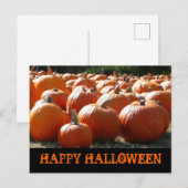 ハッピーハローウィンカボチャ ポストカード (正面/裏面)