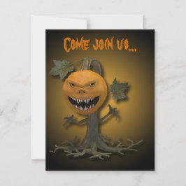 ハッピーハローウィンカボチャ 招待状