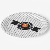 ハッピーハローウィンカボチャID212 ペーパープレート (アングル)