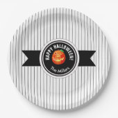 ハッピーハローウィンカボチャID212 ペーパープレート (正面)