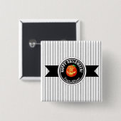 ハッピーハローウィンカボチャID212 缶バッジ (正面&裏面)