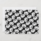 ハッピーハローウィンカボチャJack-O-Lantern写真 シーズンカード (裏面)