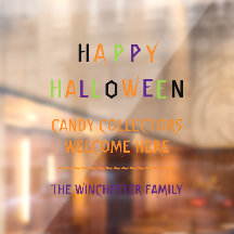 ハッピーハローウィンカラフルおもしろいカスタム文字