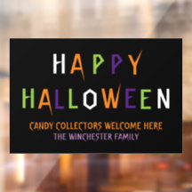 ハッピーハローウィンカラフルおもしろいスプーカスタムク