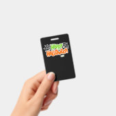 ハッピーハローウィンカラフルかわいいクモの巣 バッジ (手持ち)