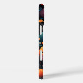 ハッピーハローウィンカラフルカボチャと花 Case-Mate iPhoneケース (裏面 / 右)