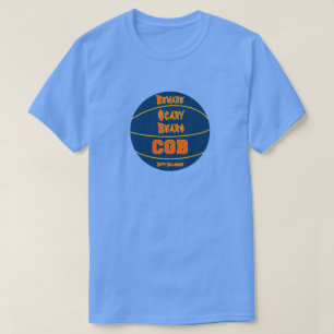 ハッピーハローウィンカリフォルニアバスケットボールロゴ Tシャツ