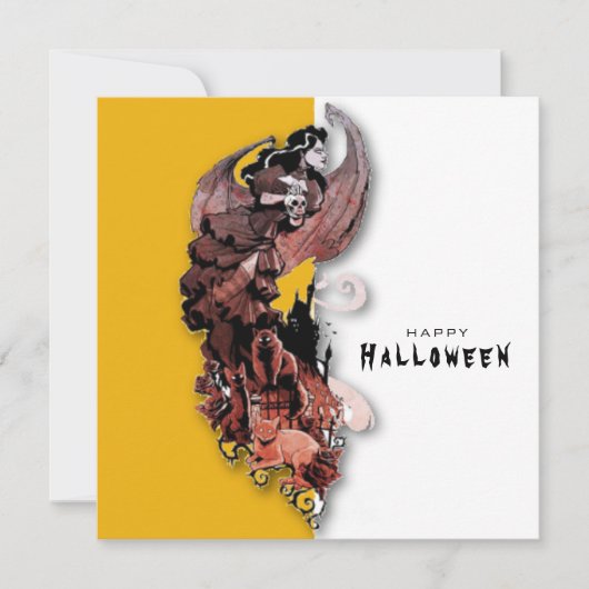 ハッピーハローウィンカード (正面)