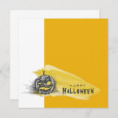 ハッピーハローウィンカード (正面/裏面)