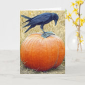 ハッピーハローウィンカード カード (黄色い花)