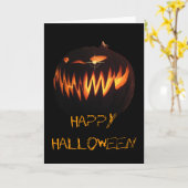 ハッピーハローウィンカード カード (黄色い花)