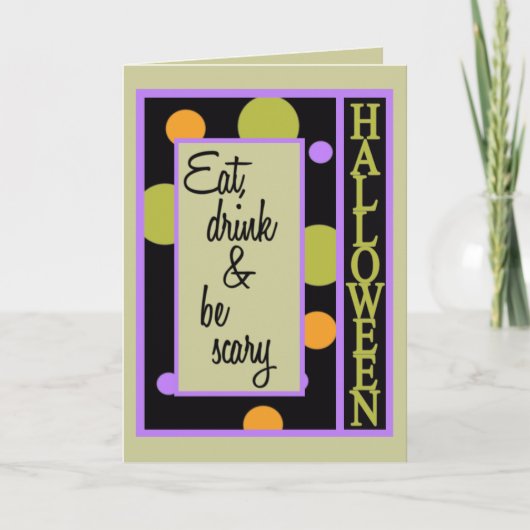 ハッピーハローウィンカード カード (正面)