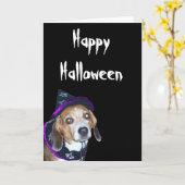 ハッピーハローウィンカード カード (黄色い花)