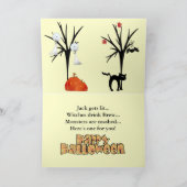 ハッピーハローウィンカード カード (内部)