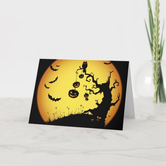 ハッピーハローウィンカード カード (正面)