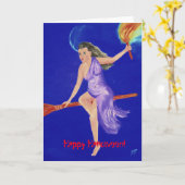 ハッピーハローウィンカード カード (黄色い花)