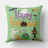 ハッピーハローウィンキッズカワイイ不気味イ クッション (裏面)