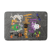 ハッピーハローウィンキッズカワイイ不気味イ バスマット (正面)