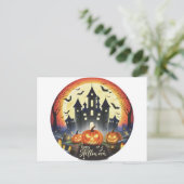 ハッピーハローウィンキャッスルこうもりカボピンハロウィーン シーズンポストカード (スタンド正面)
