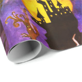 ハッピーハローウィンキャッスルラッピング紙 ラッピングペーパー (ロールコーナー)