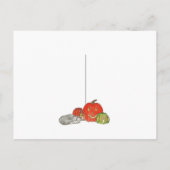 ハッピーハローウィンキャットウォーター色 ポストカード (裏面)