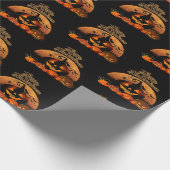 ハッピーハローウィンキャットカボチャ ラッピングペーパー (角)