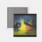 ハッピーハローウィンキャットマグネットバイビハール マグネット (正面/裏面)